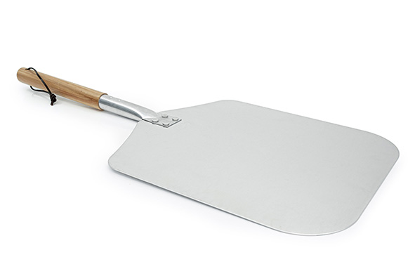 Pelle à pizza Alu+manch.bois - L66x30,5xH3cm